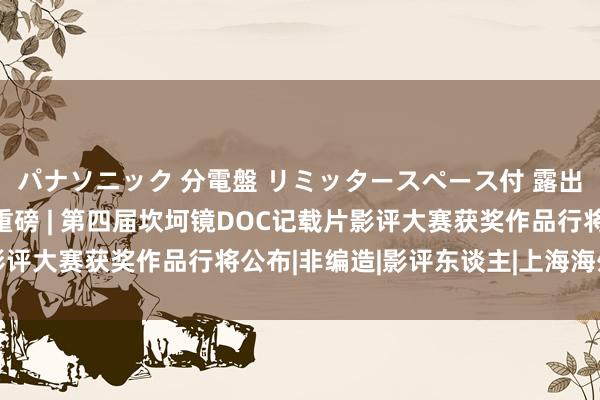 パナソニック 分電盤 リミッタースペース付 露出・半埋込両用形 年度重磅 | 第四届坎坷镜DOC记载片影评大赛获奖作品行将公布|非编造|影评东谈主|上海海外电影节